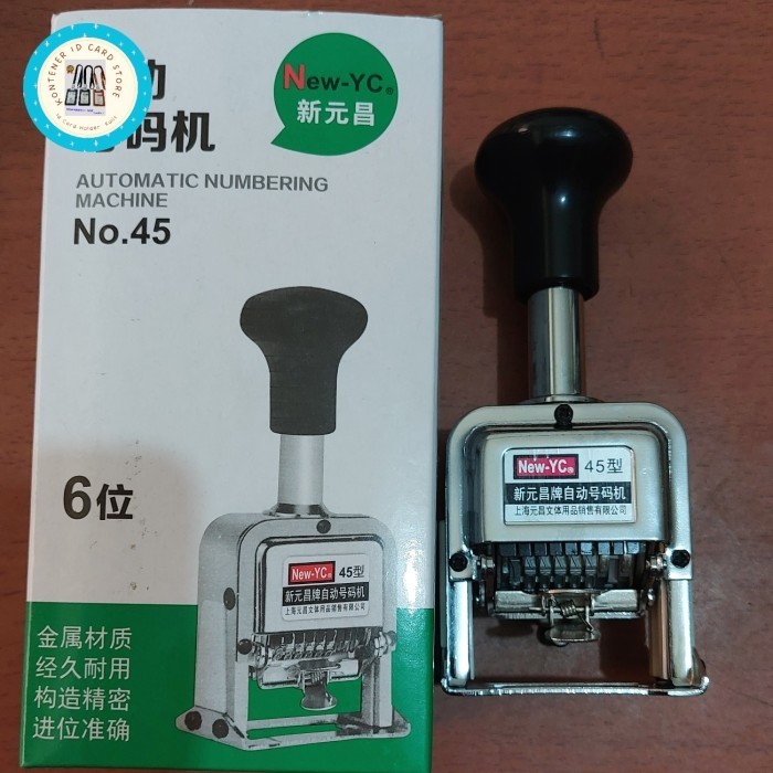 

Terlaris Stempel Angka Otomatis 6 Digit Numbering Otomatis New Yc Stempel Nomor SALE