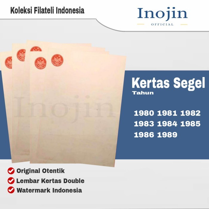 

Terlaris Kertas Segel Tahun 1980 1981 1982 1983 1984 1985 1986 1989 Original SALE