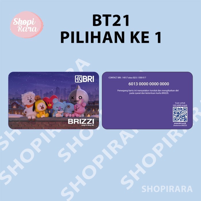 

Terlaris KARTU BRIZZI BRI BTS BT21 TERMURAH SALE