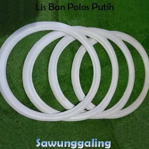 White List - Lis Ban Putih Polos Putih Motor Honda C70 C 70 Ring 17