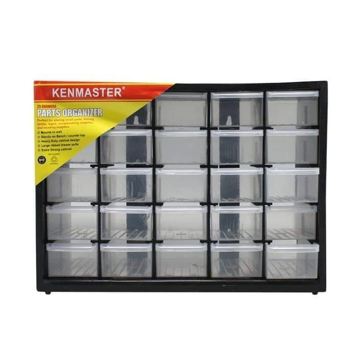 

KENMASTER 25 Slot Drawer Komponen Rak / Kotak / Laci Partisi