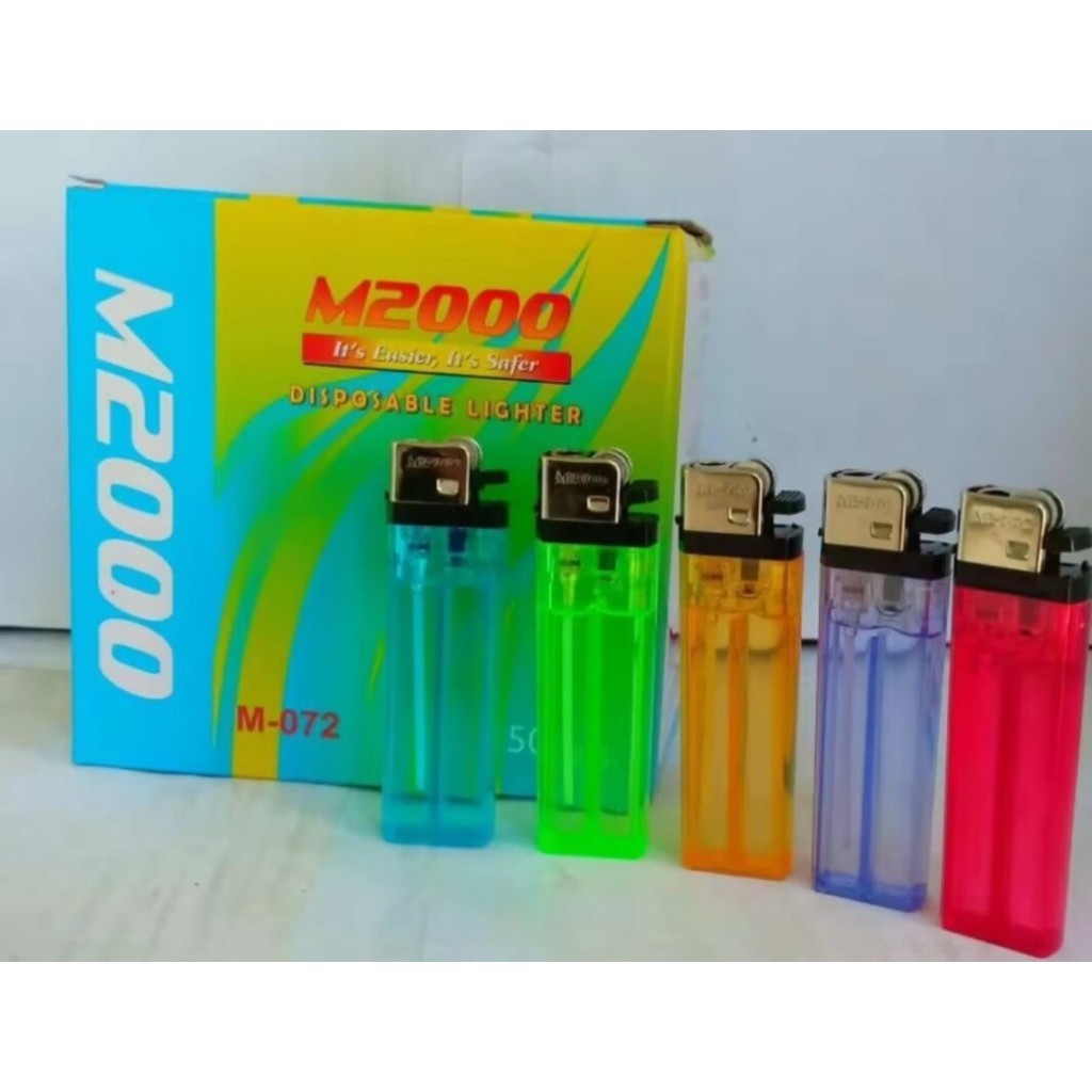 KOREK Api M2000 1Box Isi 50 pcs / KOREK Gas model roda kotak besar Promo!!!