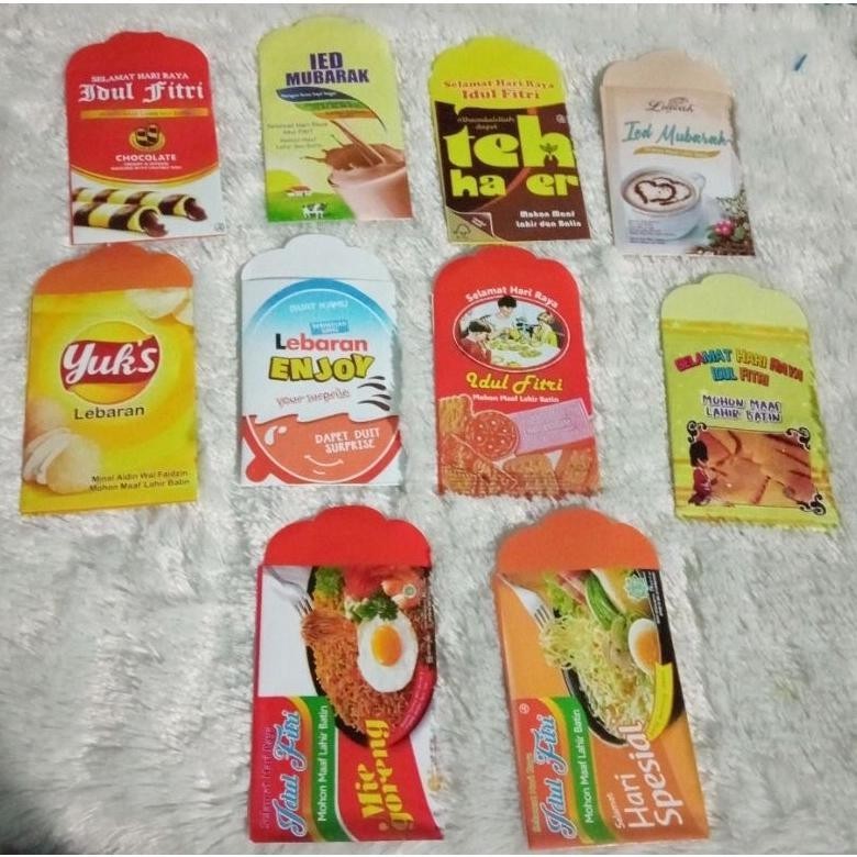 

Baru 10Pcs Amplop Snack Dan Amplop Lebaran Bentuk Permen Motif Snack Kekinian Promo Hemat