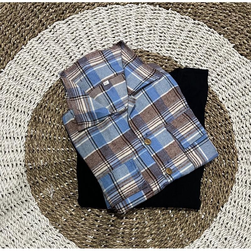 Arinda Dress Outer Flanel Jumbo Ld 110 Ld 120 Dan Ld 130 Ready