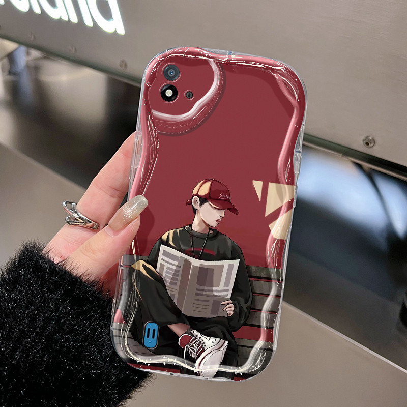 Casing Hp Realme C20 Realme C20A Realme C11 2021 Realme Narzo 50i Case ponsel pola HP perempuan Casi