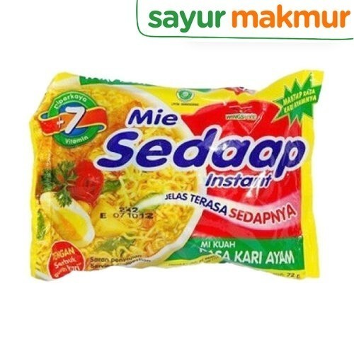 

Sedaap Mie Kari Ayam 72 gram Sayurmakmur