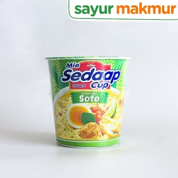 

Sedaap Mie Soto Cup 81 gram Sayurmakmur