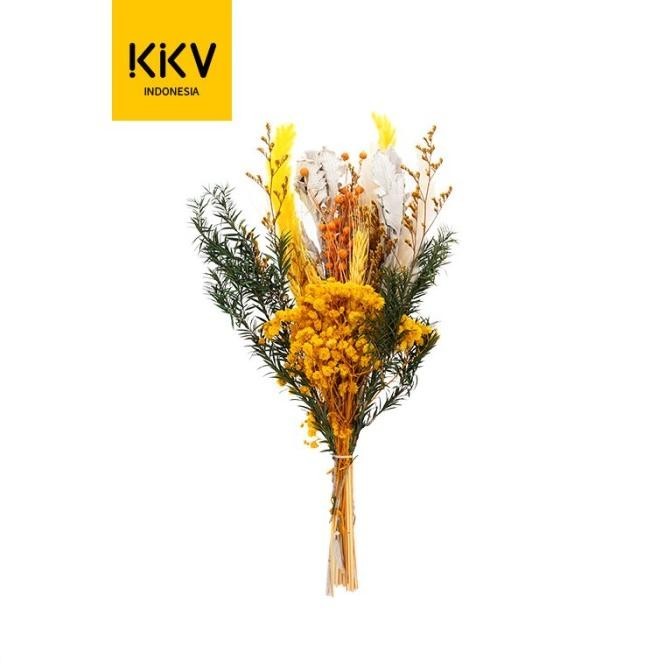 Kkv Sladko Bouquet Bunga Tanaman Kering Hiasan Tiruan Warna Warni