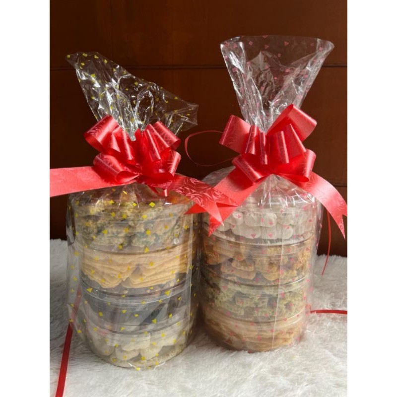 

paket hampers kue kering homemade / kue lebaran/kue kering isi 4 toples/Hampers kue kering