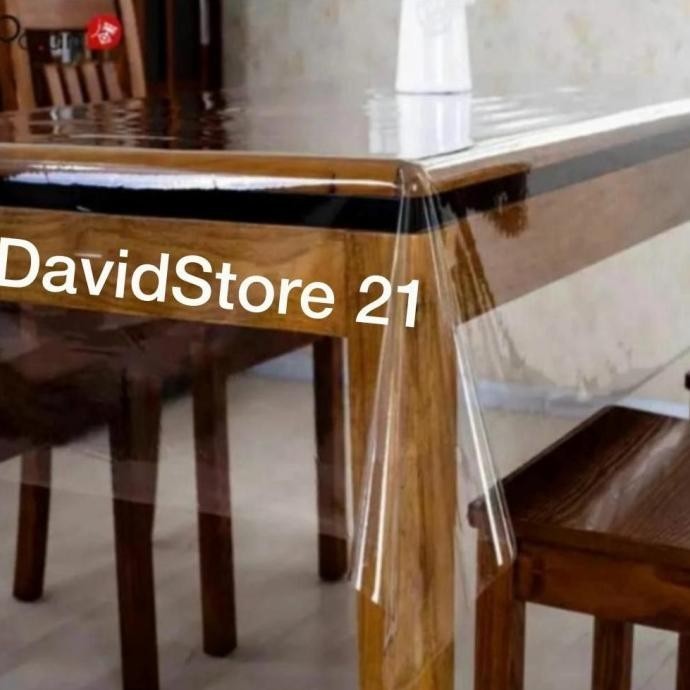 Plastik Mika/Taplak Meja Plastik/Taplak Meja Makan 280 X 137 Tebal