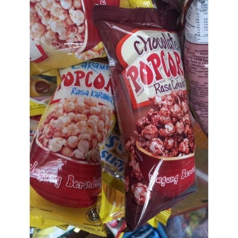 

popcorn caramel / pocorn coklat oishi