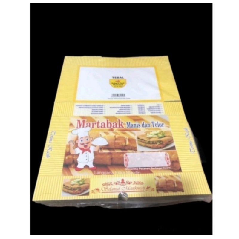 

dus martabak 21 x 13,5 isi 100 pis per pak