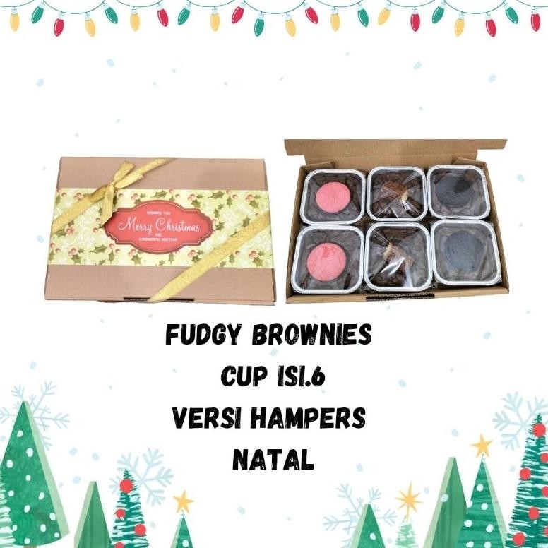 

CR - Hampers Lebaran Fudgy Brownies Cup | 5 cup or 6 cup Brownies TERLARIS