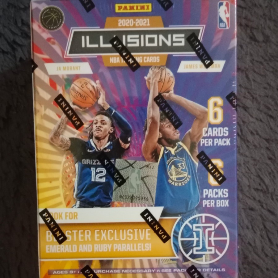 Kartu Basket NBA Panini Illusion 2020-21 Blaster Box. Total 36 Kartu
