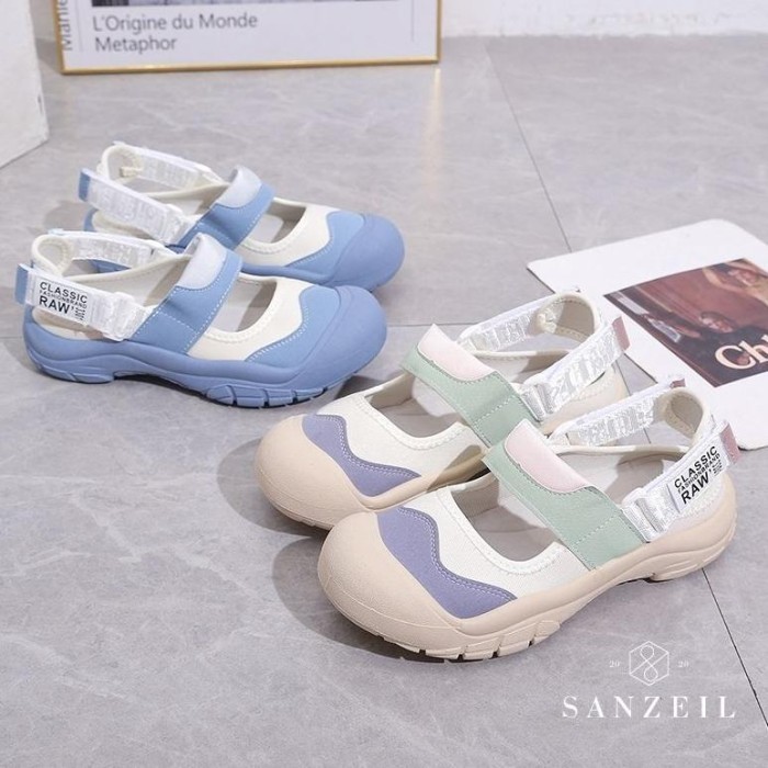 Sanzeil Lolita Sepatu Flat Wanita Import 1017