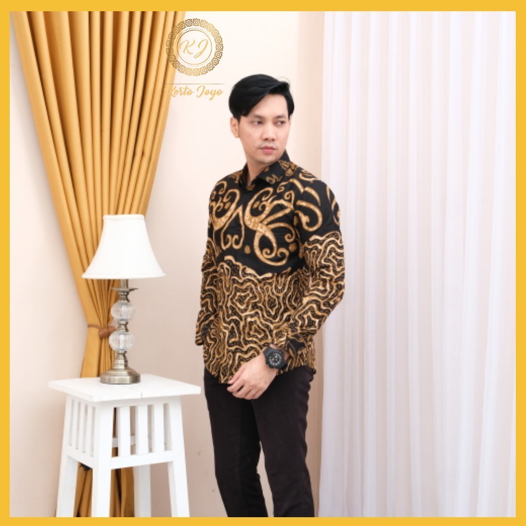 [SPECIAL EDITION] BEST SELLER Batik Pria Lengan Panjang Slim Fit Slimfit Keris Modern Premium