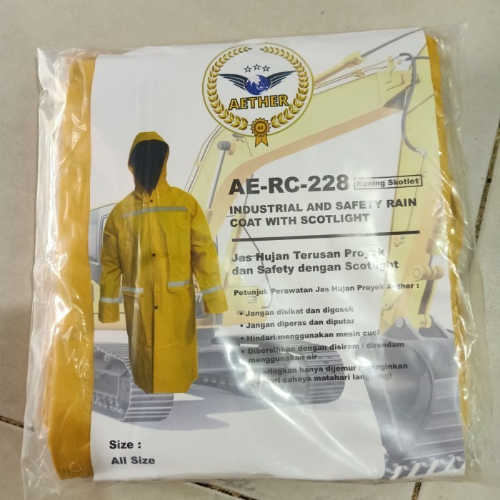 Jas hujan Ponco proyek AETHER