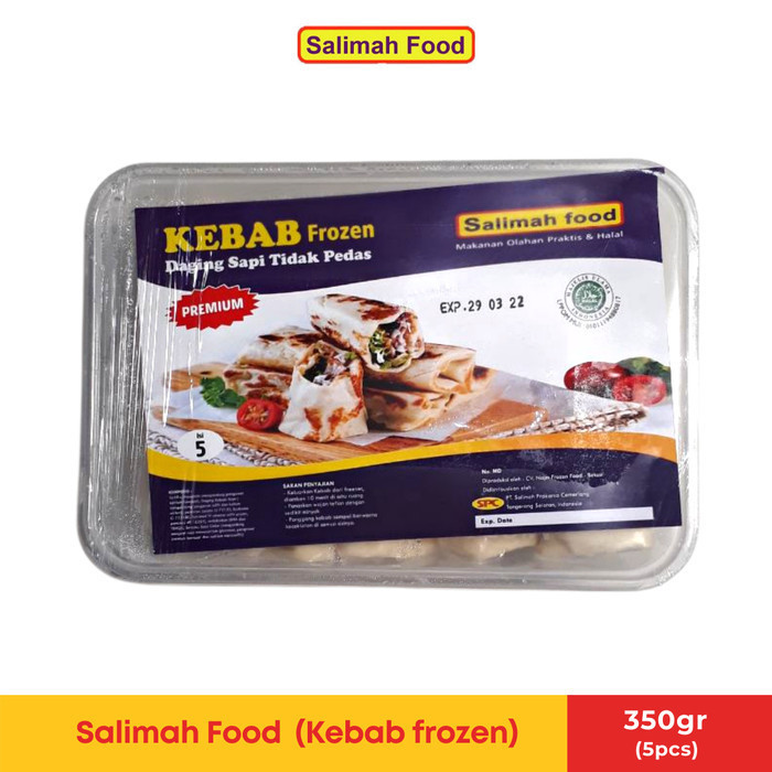 

Uinn - Salimah Food Kebab Premium Frozen Mart Frozen Food Palembang 350 G