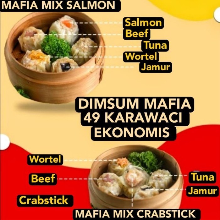 

Uinn - Kly171- Extra Dimsum 49 Mafia Ekonomis 50 Pcs Pabrik Frozen Food Halal