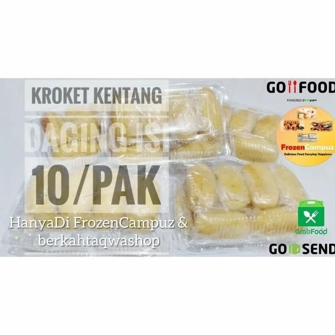 

Uinn - Kroket Daging Kroket Kentang Isi Daging Per Pak / Kroket Frozen Food
