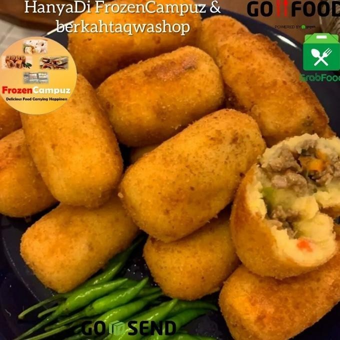 

Uinn - Kroket Daging Kroket Kentang Isi Daging Per Pak / Kroket Frozen Food
