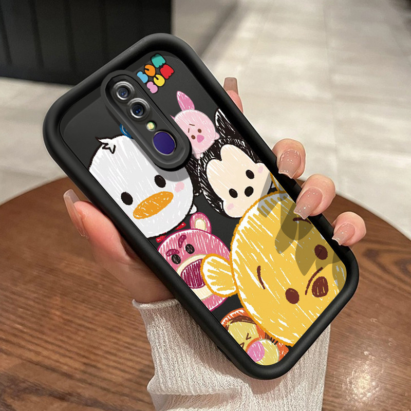Casing Hp OPPO F11 OPPO A9 2019 OPPO A9x Case lembut Softcase ponsel sarung HP motif warna Mickey kr