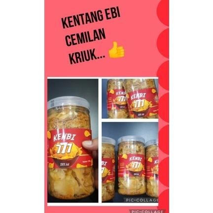 

POI Keripik Kentang Ebi Kenbi 777 racikan udang kering pilihan cemilan berkualitas TERLARIS