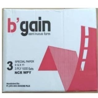 

CONTINUOUS FORM 9,5X11 BGAIN 3 PLY 1000 SETS ilmi__77