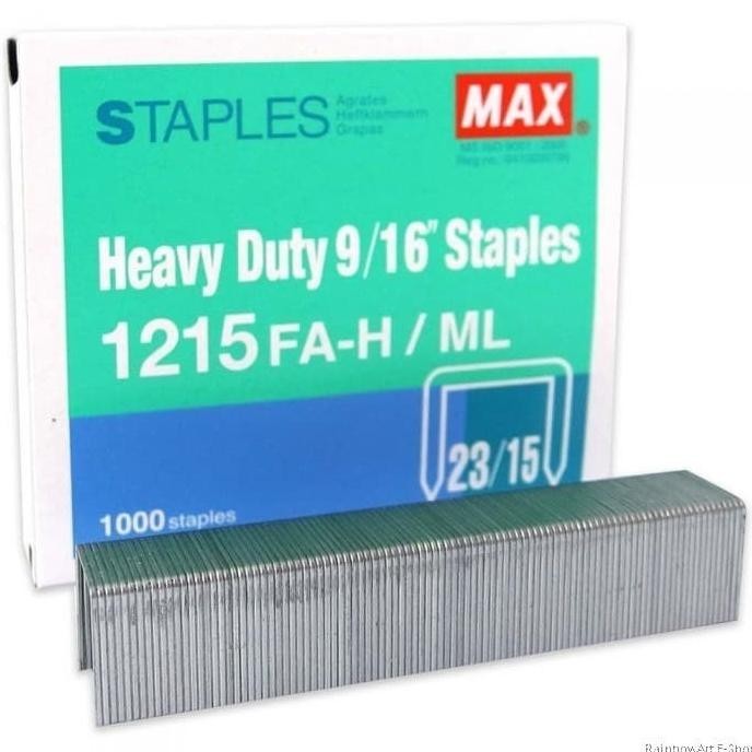 

Staples Max no. 1215 FA-H / ML 23 / 15 Steples Hekter ilmi__77
