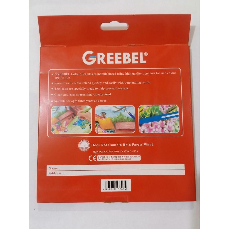 

Pensil Warna GREEBEL 24 Warna Panjang Classic 7024 ilmi__77