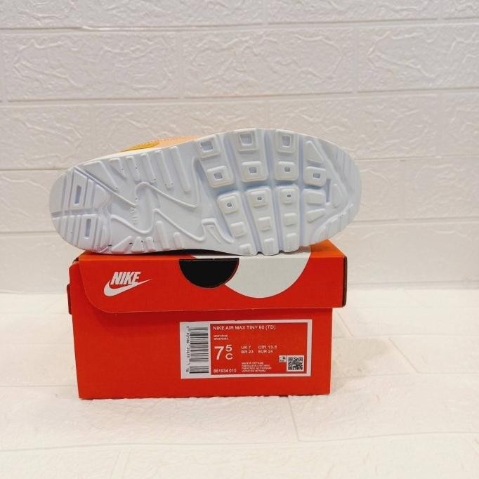 SEPATU KIDS NIKE AIR MAX 90 ORANGE ORIGINAL VIETNAM BNIB 820ALDIPRATAMA