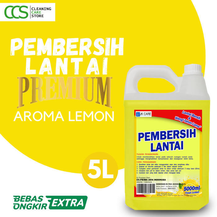 Pembersih Lantai 5 Liter Master Clean - Aroma Lemon