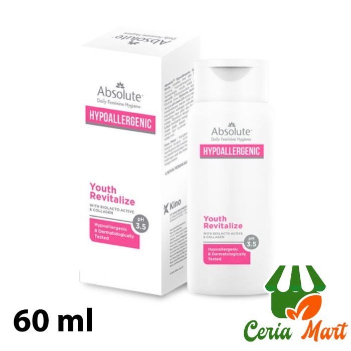 Sabun Pembersih Area Kewanitaan Absolute Hypoallergenic 60 Ml