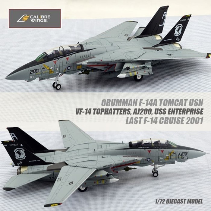 CALIBRE WINGS F-14A TOMCAT VF-14 TOPHATTERS