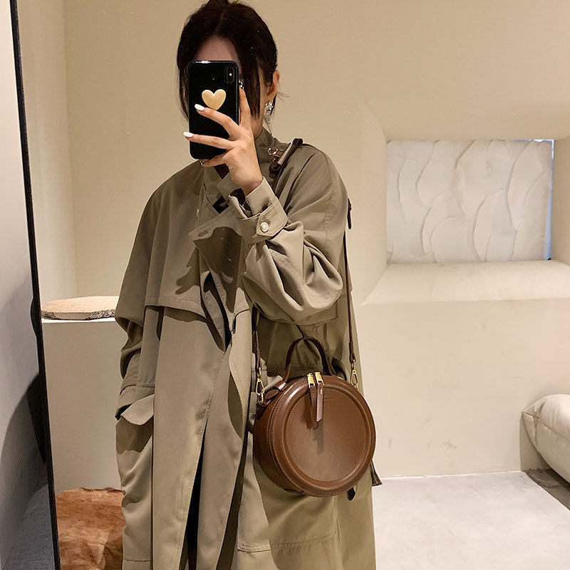 Tas Selempang Wanita, Gaya Barat Kecil Tas Bahu Bulat