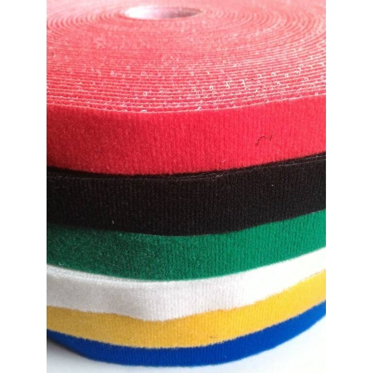 

1m 20mm Wide Hook and Loop Tape Self Adhesive Velcro Sticky - Yellow HOT PROMO