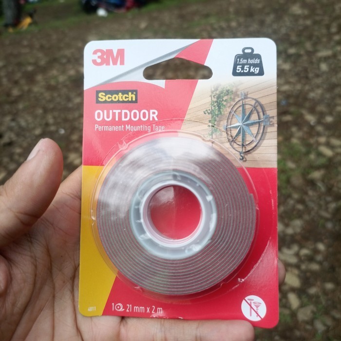 

Scotch Outdoor Permanent Mounting Tape 4011 21mm2m MURAH