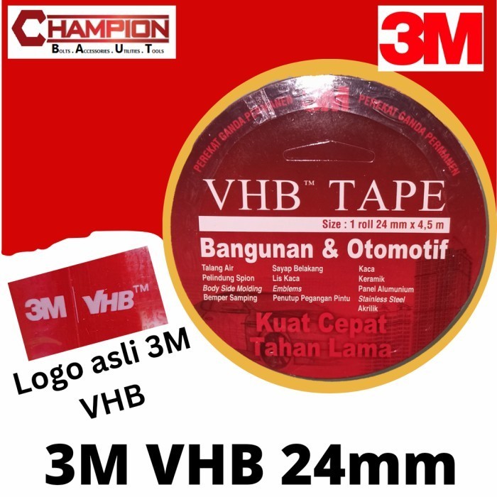 

HARGA DISKON double tape 3M VHB lebar