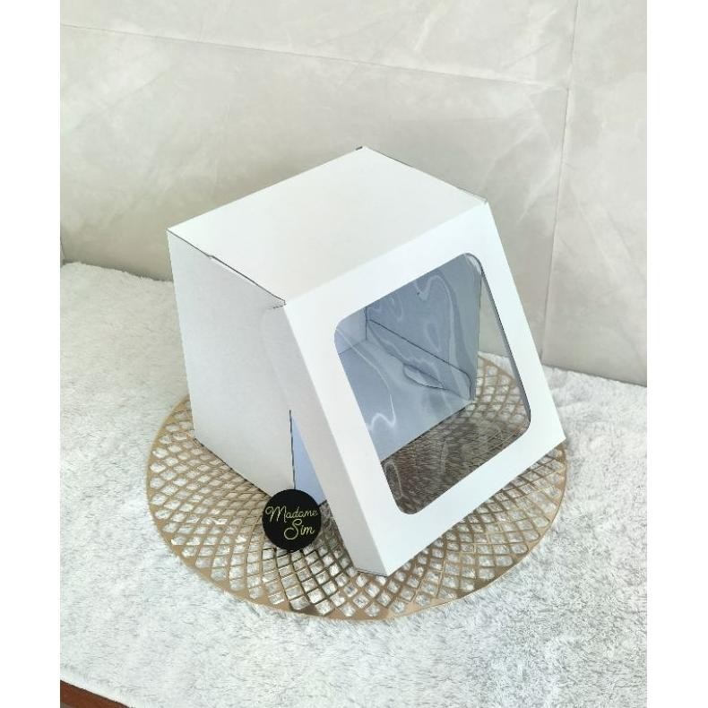 

Borong Bonus" KOTAK KUE - CAKE BOX - DUS BOLU 22x22x15 (JENDELA) - WK (ISI : 10 PCS) ||