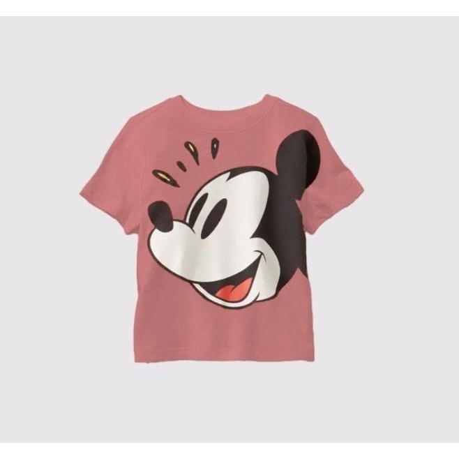 BAJU KAOS TSHIRT ZARA MICKEY MOUSE PINK ANAK LAKI LAKI/ PEREMPUAN B77S