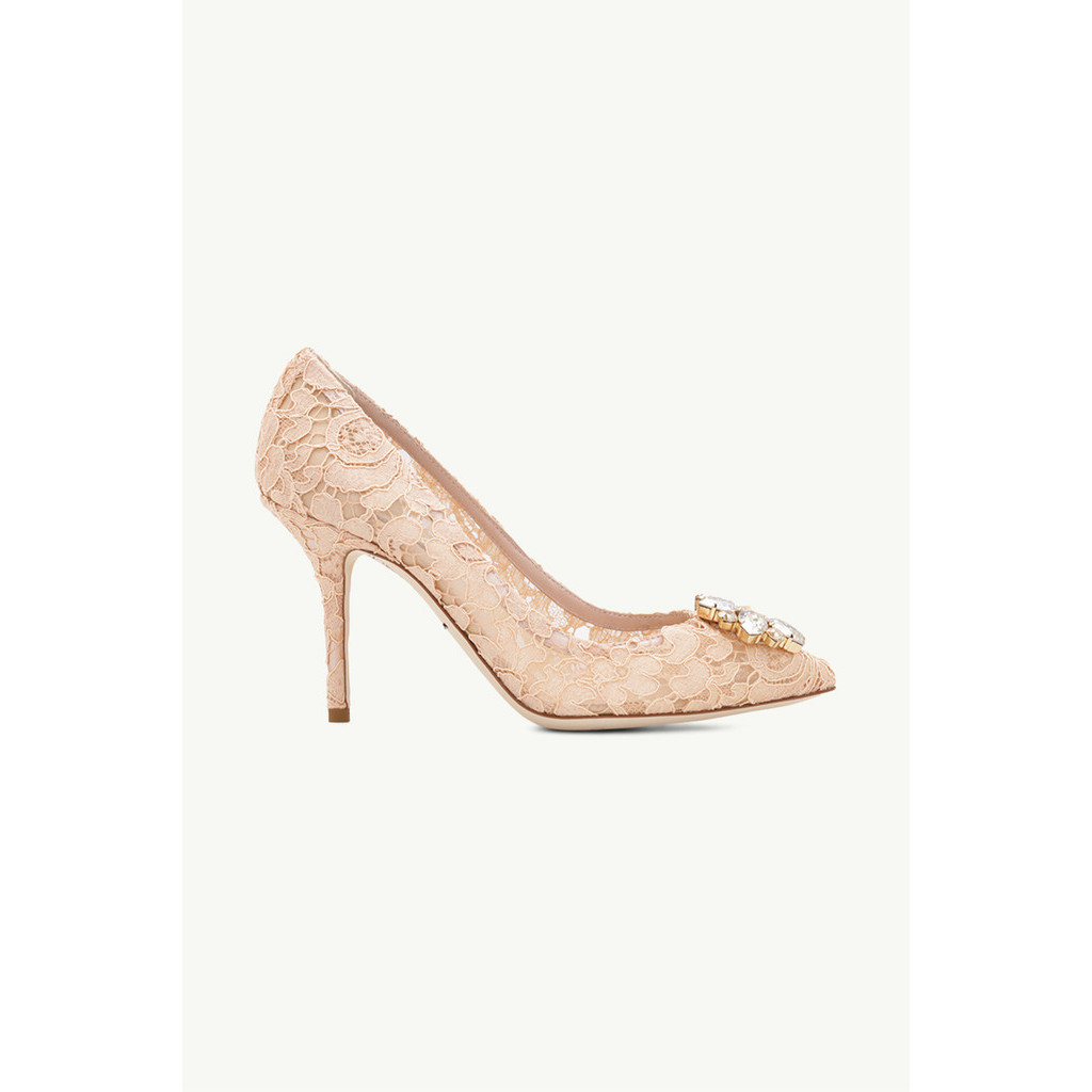 DOLCE & GABBANA Rainbow Belluci Heels 90mm in Apricot