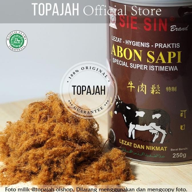 

Abon sapi super spesial SIE SIN 250gr HALAL DS