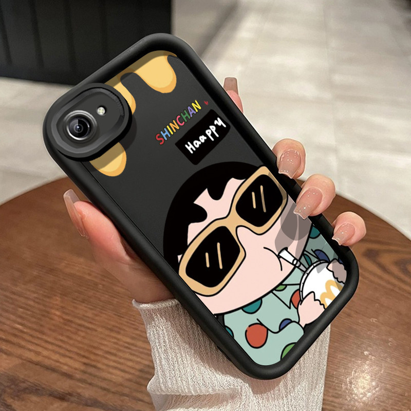 Casing Hp VIVO Y81 VIVO Y81i VIVO Y81s VIVO Y83 Case krayon pola pasangan baru Kesing ponsel HP luna