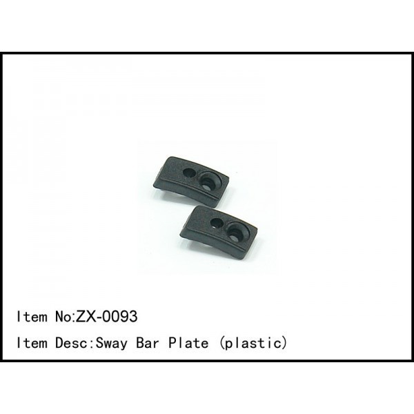 ZX-0093 RC Car Caster Racing Sway Bar Plate EX-2.0 Buggy 1/8