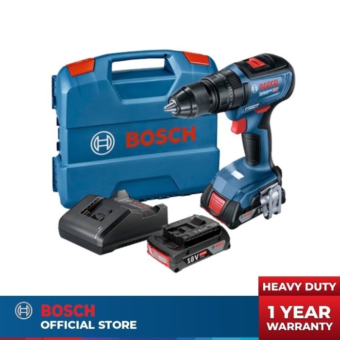 BOSCH GSB 18V-50 - MESIN BOR TEMBOK BATERAI CORDLESS DRILL BRUSHLESS