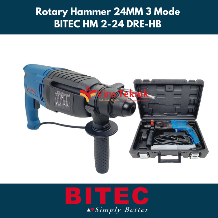 MESIN BOR BETON ROTARY HAMMER HM2-24DRE BITEC HM 2-24 DRE