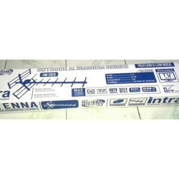 Berkualitas| Antena Digital Intra HM-003 - Antena TV LED LCD, Antena TV Digital