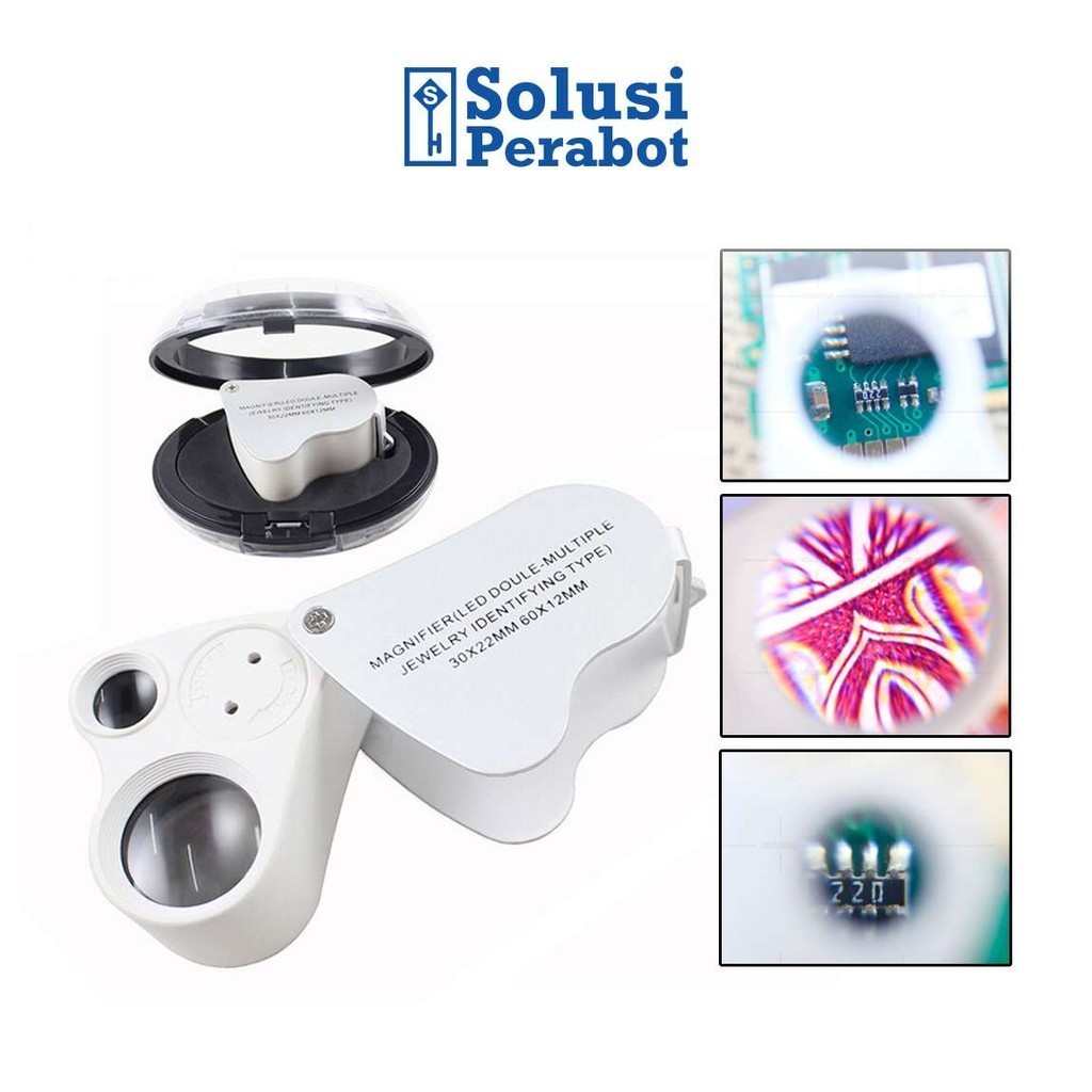 

Kaca Pembesar Geologi LED 30x 60x XINXIANG XX-9889 ORIGINAL SP / Perhiasan Batuan / Lup Lensa Lampu Lip