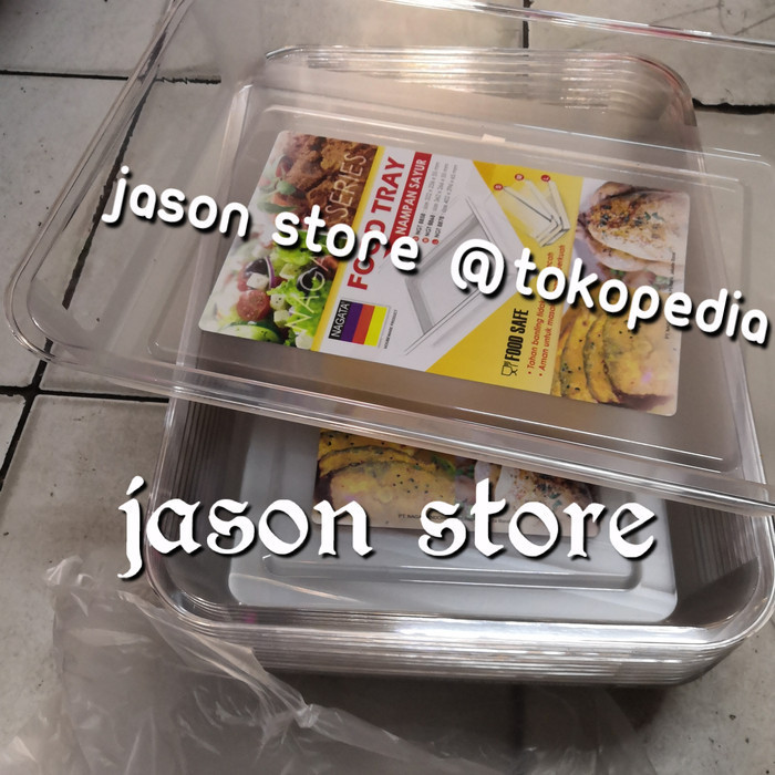 NAMPAN MAKAN NAGATA/FOOD TRAY NAGATA 8868/NAMPAN TRANSPARAN NAGATA
