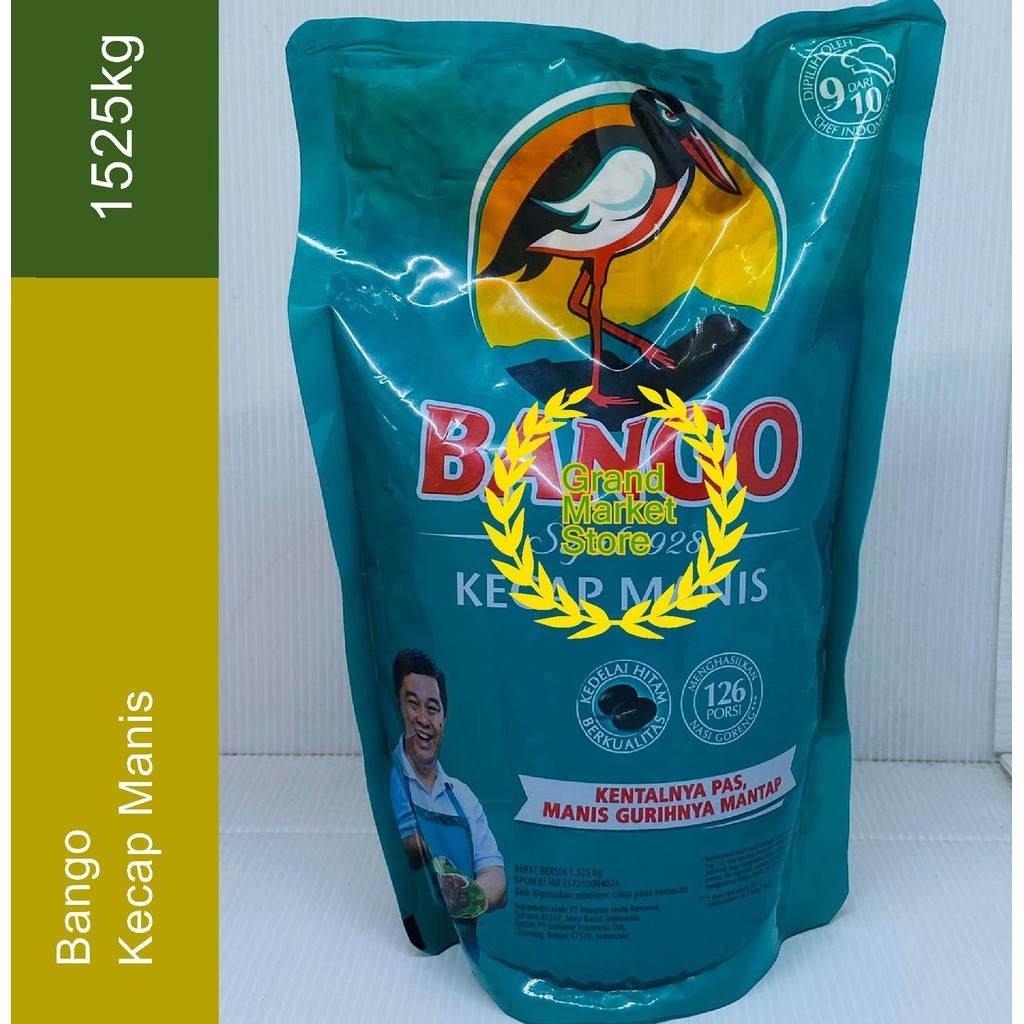 

BANGO Kecap Manis Refill 1525 ml Kecap Manis Bango 1525 kg 1.5kg